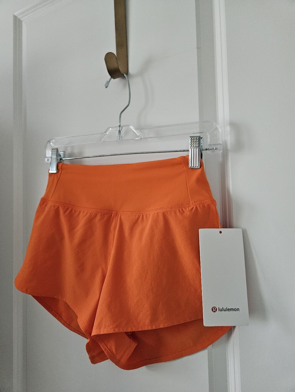 NWT Lululemon Speed Up High-Rise Short 2.5" Mesh Vent Size XXS (2) Orange Punch